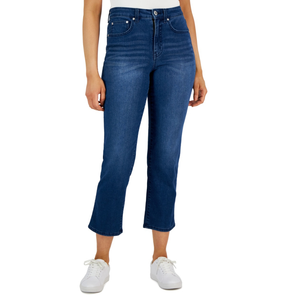 Style & Co. Size 16 Vintage Classic Mom Cropped Jeans NWT - Picture 1 of 4